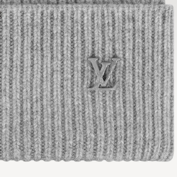 AUTHENTIC LOUIS VUITTON LV Ahead Beanie 100% cashmere🩶 - Picture 7 of 9